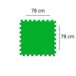 Tapis de Protection de Sol pour Piscines Démontables Bestway 9 Pièces 78x78 cm