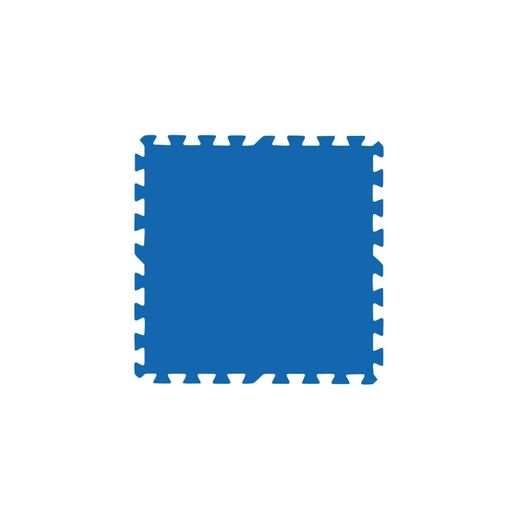 Tapis de Protection pour Piscine Démontable Kokido 8 Pièces 60x60 cm Bleu