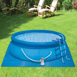 Tapis de Protection pour Piscine Démontable Kokido 8 Pièces 60x60 cm Bleu