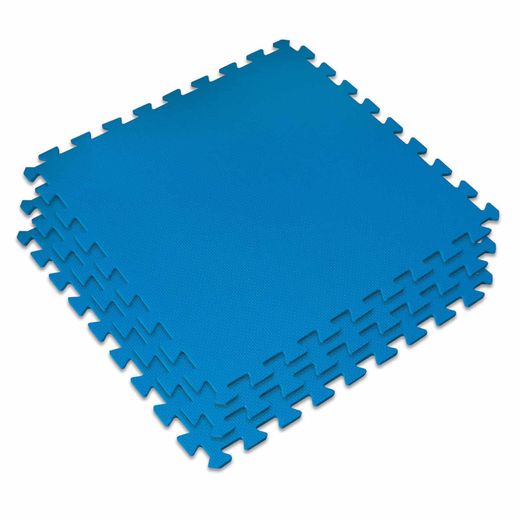 Tapis de Protection pour Piscine Démontable Kokido 8 Pièces 60x60 cm Bleu