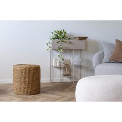Pouf, 40 x 40 x 40 cm, in erba marina naturale | Collezione Rivera