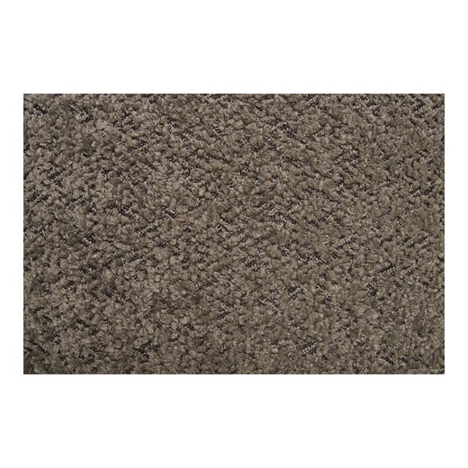 Pouf con contenitore, 45 x 45 x 36 cm, in tessuto bouclé marrone | Collezione Medas
