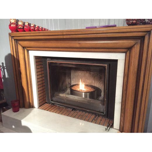 Quemador de pellets Qaïto Q30 para insert o chimeneas con capacidad de 3,7 kg y potencia de 17 KW