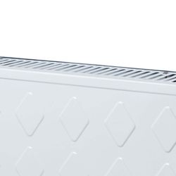 Radiatore elettrico 2000 W, 58,5 x 25 x 40,8 cm, in alluminio bianco | Collezione Slim