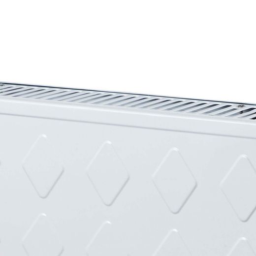 Radiatore elettrico 2000 W, 58,5 x 25 x 40,8 cm, in alluminio bianco | Collezione Slim