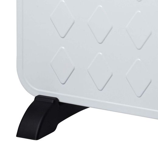 Radiatore elettrico 2000 W, 58,5 x 25 x 40,8 cm, in alluminio bianco | Collezione Slim