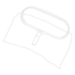 Kokido Classic Boden-Blattfänger mit EZ-clip und großer Oberfläche