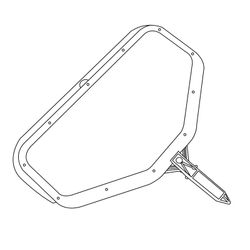 Kokido Evolution Series Boden-Blattfänger mit integriertem Magnet