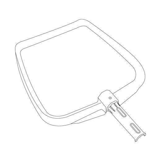 Recogehojas de piscina Kokido con conexión palomilla, red de nylon y marco ABS