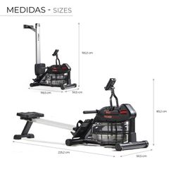 Remo de agua plegable con 9 niveles de resistencia y Bluetooth |  Colección Fytter TRW08RV2