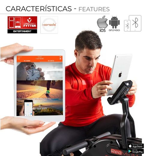 Remo de agua plegable con 9 niveles de resistencia y Bluetooth |  Colección Fytter TRW08RV2