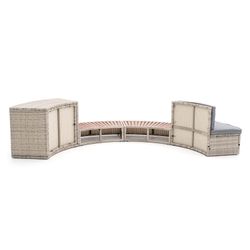 Revestimiento semicircular para spa K2O Half Surround 180, 4 piezas, exterior