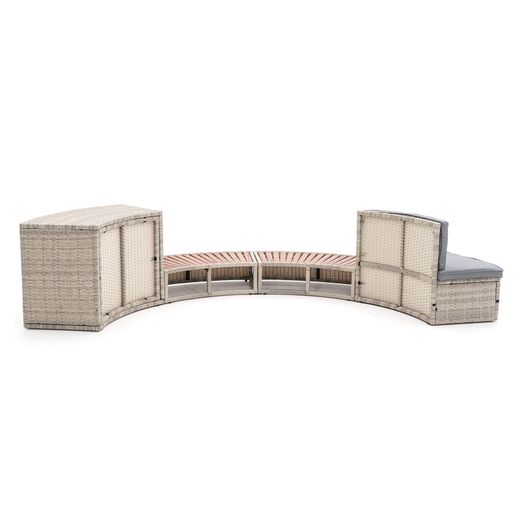 Revestimiento semicircular para spa K2O Half Surround 180, 4 piezas, exterior