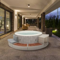 Revestimiento semicircular para spa K2O Half Surround 180, 4 piezas, exterior