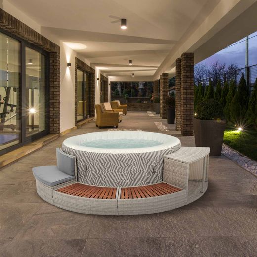 Revestimiento semicircular para spa K2O Half Surround 180, 4 piezas, exterior