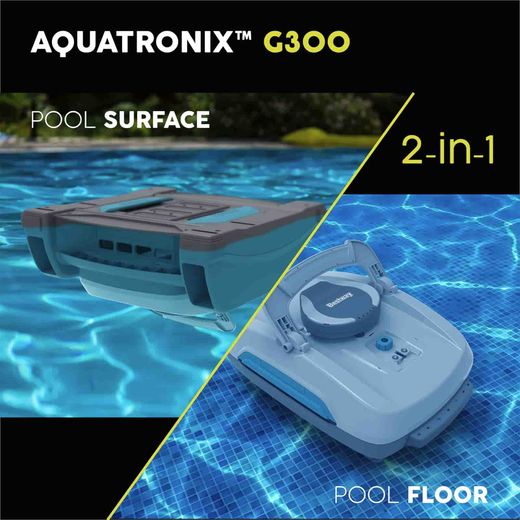 Robot de nettoyage de piscine Bestway AquaTronix Pro G300 pour piscines jusqu'à 50 m²