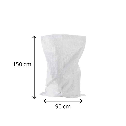 Saco Multiusos de Jardín Gardiun 90x150 cm en Polietileno Alta Densidad | Antigoteo | Cordón de Cierre | Reutilizable | Ideal para Transporte de Tierra, Hojas y Residuos
