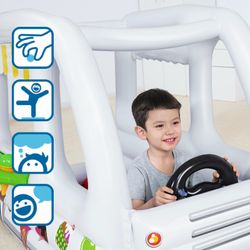 Brinquedo Inflável Bestway Scoops'n Smiles com 10 Bolas e Paredes Infláveis 122x84 cm