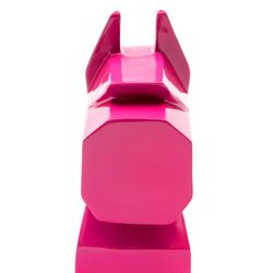 Schnauzer,  30 x 10 x 26 cm, de poliresina rosa
