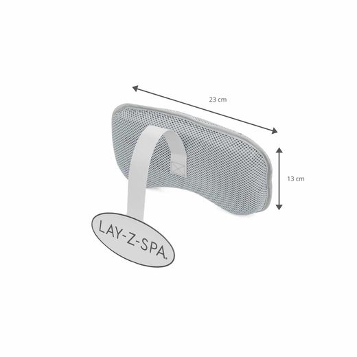 Conjunto de 2 Almofadas Acolchadas para Lay-Z-Spa Bestway Cinza 23x13x5 cm