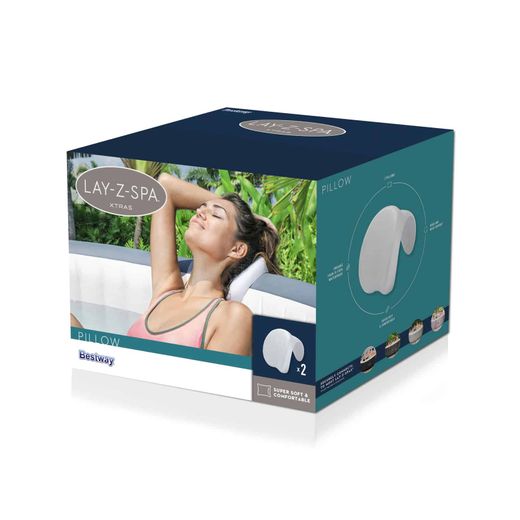Conjunto de 2 Almofadas para Lay-Z-Spa da Bestway