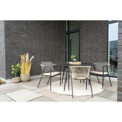 Set di 2 ceste, 38 x 38 x 34 cm, in rattan naturale | Collezione Pulo