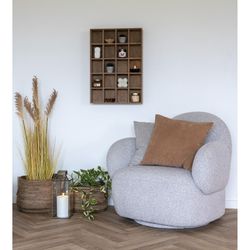 Set di 2 cesti, 39 x 39 x 28,5 cm, in foglia di banana multicolore | Collezione Erba