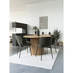 Set di 2 cesti, 39 x 39 x 28,5 cm, in foglia di banana multicolore | Collezione Erba