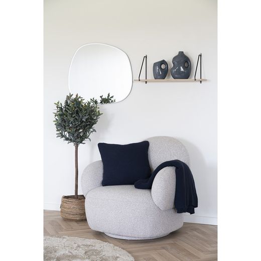Set di 2 cesti, 39 x 39 x 28,5 cm, in foglia di banana naturale | Collezione Aosta