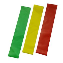 Set di 3 fascette elastiche, 15 x 13 x 42 cm, in lattice multicolore | Collezione Serie 300