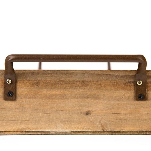 Set di 3 vassoi, 54 x 34 x 10 cm, in legno