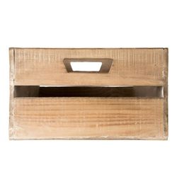 Set di 3 scatole in legno, 45,5 x 31 x 18 cm