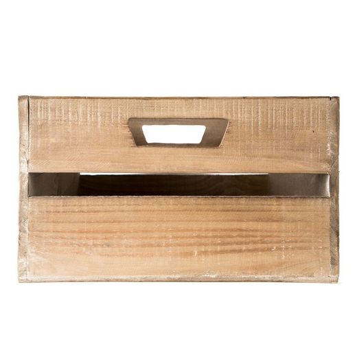 Set di 3 scatole in legno, 45,5 x 31 x 18 cm