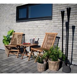 Set di 4 cestini, 40 x 40 x 35 cm, in rattan naturale | Collezione Bogor
