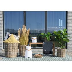 Set di 4 cestine, 50 x 50 x 58 cm, in rattan naturale | Collezione Caor