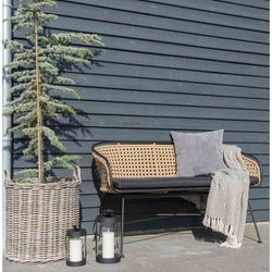 Set di 4 cestine, 50 x 50 x 58 cm, in rattan naturale | Collezione Caor