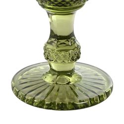 Set di 6 bicchieri da acqua, 8,7 x 8,7 x 17 cm, in vetro verde | Collezione Da Gama