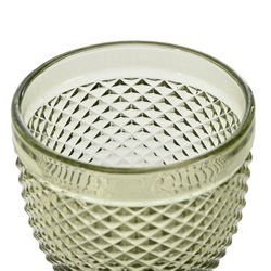 Set di 6 bicchieri da acqua, 8,7 x 8,7 x 17 cm, in vetro verde | Collezione Da Gama