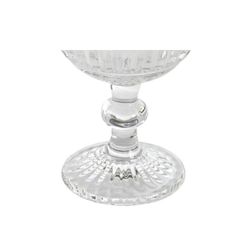 Set di 6 bicchieri da acqua, 9 x 9 x 16,5 cm, in cristallo trasparente | Collezione Striped