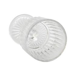 Set di 6 bicchieri da acqua, 9 x 9 x 16,5 cm, in cristallo trasparente | Collezione Striped
