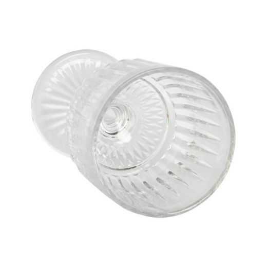 Set di 6 bicchieri da acqua, 9 x 9 x 16,5 cm, in cristallo trasparente | Collezione Striped