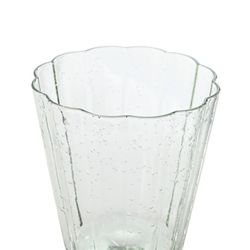 Set di 6 bicchieri da acqua, 9 x 9 x 17,8 cm, in vetro verde | Collezione Bubbles Garbo