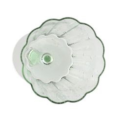Set di 6 bicchieri da acqua, 9 x 9 x 17,8 cm, in vetro verde | Collezione Bubbles Garbo