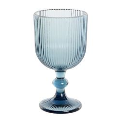Set di 6 bicchieri d'acqua, Ø 9 x 17 cm, in vetro blu | Collezione Lines