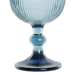 Set di 6 bicchieri d'acqua, Ø 9 x 17 cm, in vetro blu | Collezione Lines