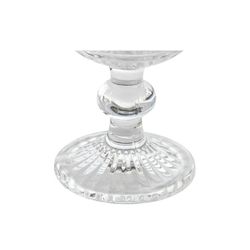 Set di 6 bicchieri da vino, 8 x 8 x 14,5 cm, in cristallo trasparente | Collezione Striped