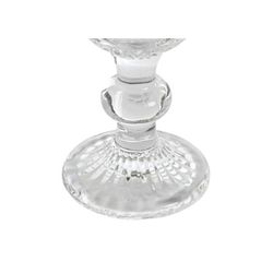 Set de 6 verres à champagne, 6 x 6 x 18,5 cm, en cristal transparent | Collection Striped