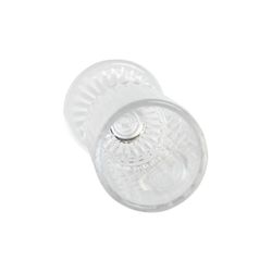 Set de 6 verres à champagne, 6 x 6 x 18,5 cm, en cristal transparent | Collection Striped