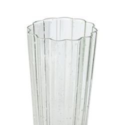 Ensemble de 6 flûtes en cristal vert, 6 x 6 x 23,7 cm | Collection Bubbles Garbo