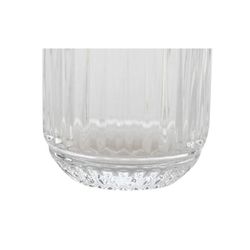 Set di 6 bicchieri in vetro, 7,5 x 7,5 x 9,5 cm, trasparente | Collezione Striped